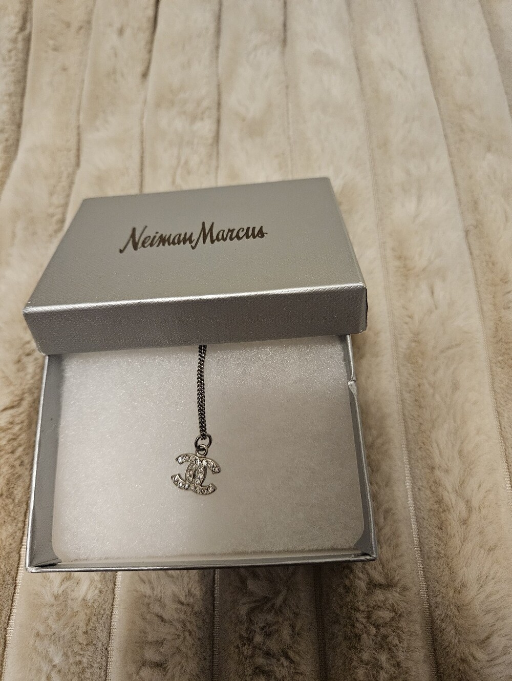 Chanel Crystal CC Necklace